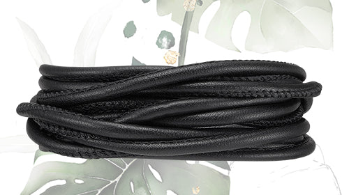 3-string læderarmbånd
