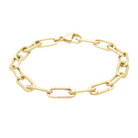 Linkarmbånd forgyldt, chunky design