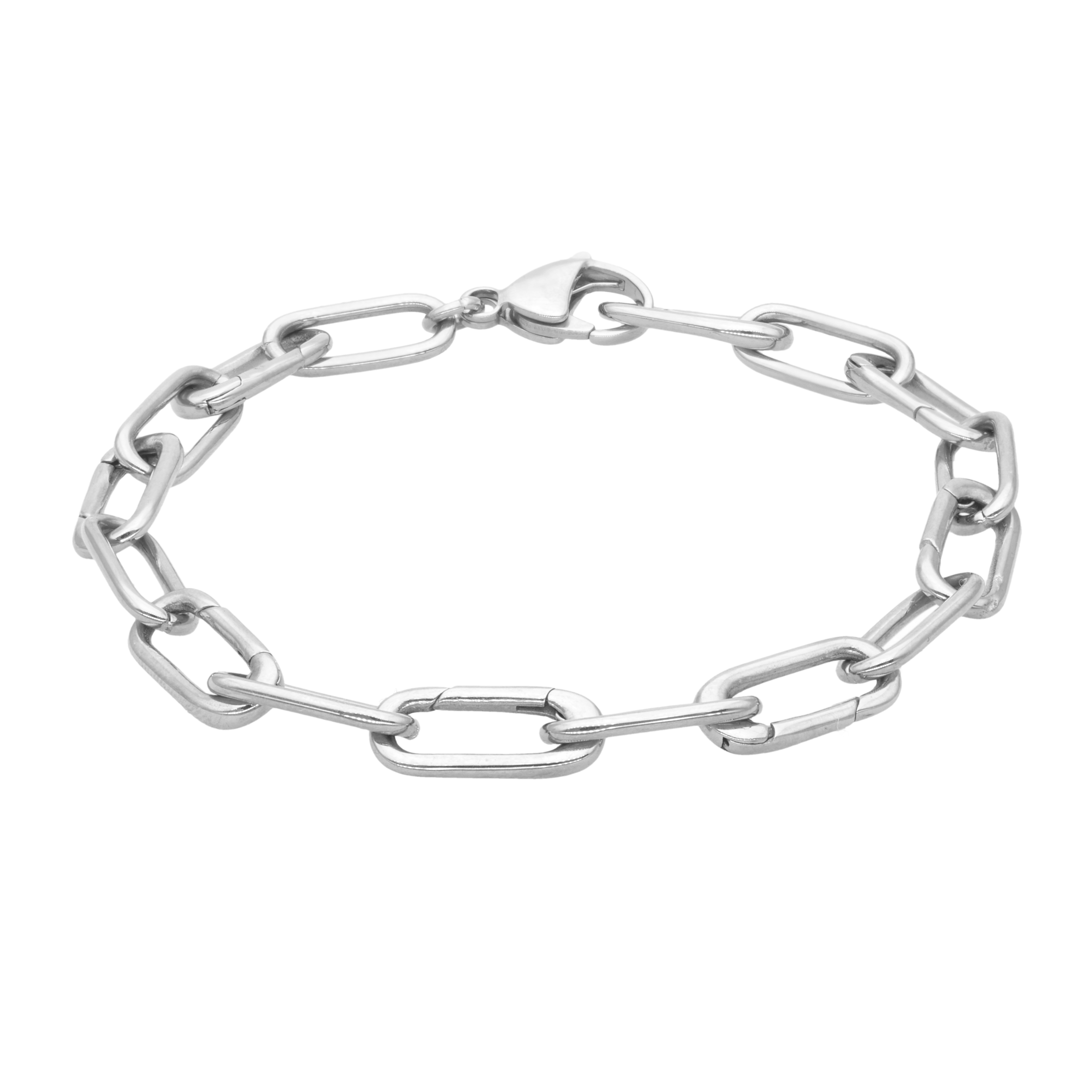 Link armbånd i sterling sølv, chunky style