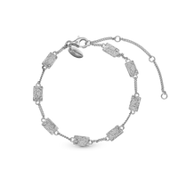 Antique Armbånd - Mat Sterling Sølv