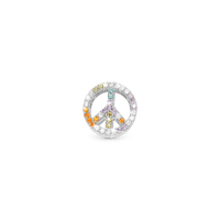 Shine in Peace - Charm 4 mm Til Armbånd - Blankpoleret Sterling Sølv m. 38 Cubic Zirkonia