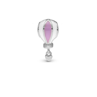 7th Heaven - Charm 4 mm Til Armbånd - Blankpoleret Sterling Sølv