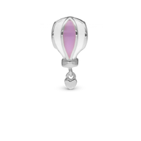 7th Heaven Charm 6 mm til Classic Læderarmbånd - Blankpoleret Sterling Sølv