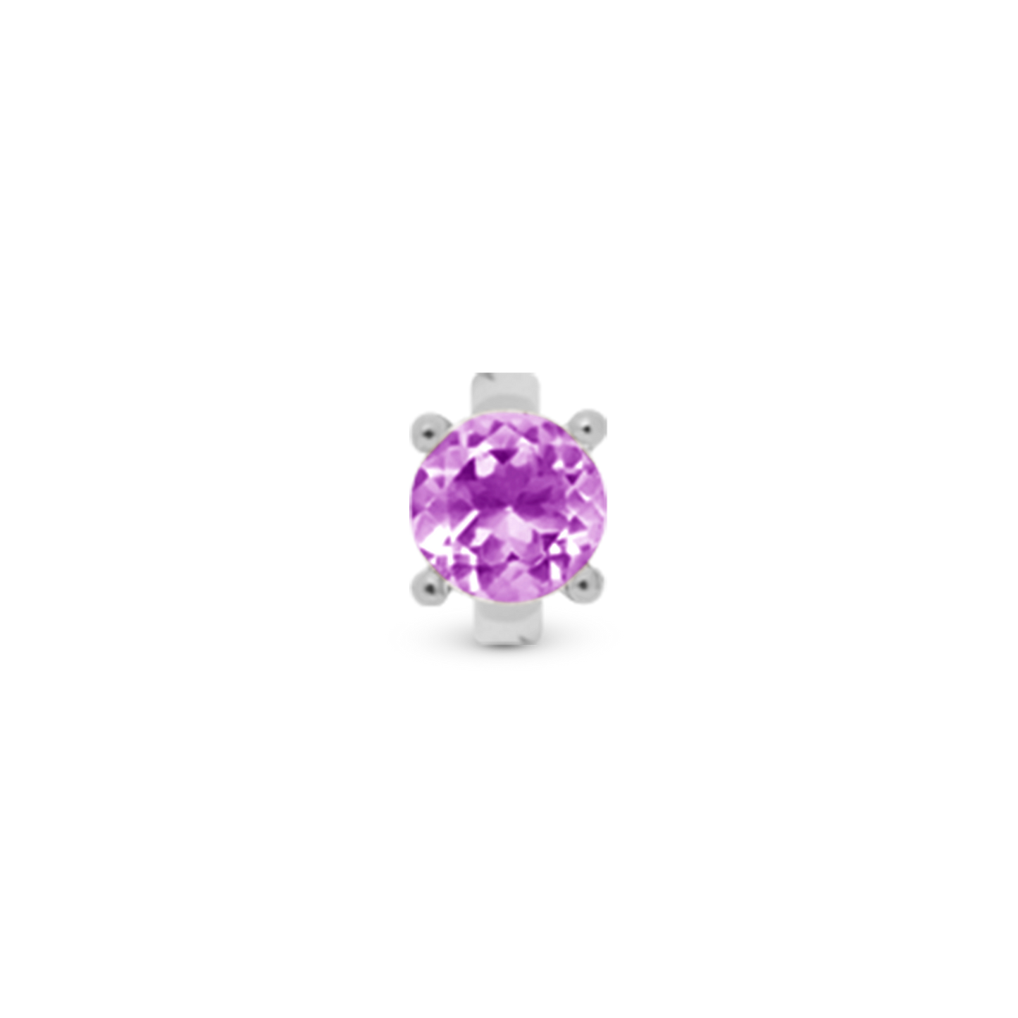 Amethyst Round, silver