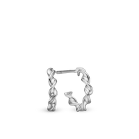 Twisted Hoops - Sterling Sølv