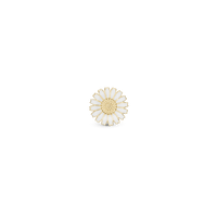 8mm Marguerite Enkelt Ørestik / Single Stud - Forgyldt Sterling Sølv