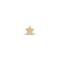 Starlight Enkelt Ørestik / Single Stud - Mat Forgyldt Sterling Sølv
