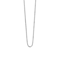 Facet Halskæde 40-55 cm - Sterling Sølv