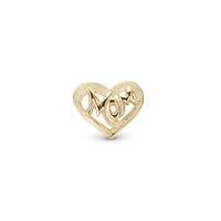 MOM Million Love - Charm 4 mm Til Armbånd - Glitrende Forgyldt Sterling Sølv