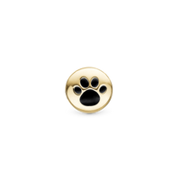My Pet - Charm 4 mm Til Armbånd - Blankpoleret Forgyldt Sterling Sølv