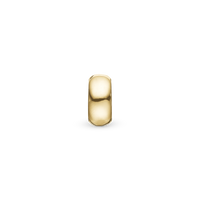 Shiny Stopper - Charm 4 mm Til Armbånd - Blankpoleret Forgyldt Sterling Sølv