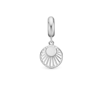 Sunset - Hænger Charm 4 mm Til Armbånd - Satin Sterling Sølv