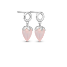 Pink Chalcedony Ørestikker - CHRISTINA