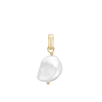 Pearl dream Vedhæng - Blankpoleret Forgyldt Sterling Sølv m. 1 Perle
