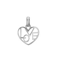 Loveable Vedhæng - Blankpoleret Sterling Sølv