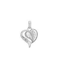 Leaf of Love Vedhæng - Blankpoleret Sterling Sølv