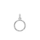 Big Topaz Circle vedhæng - CHRISTINA