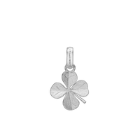 Four Leaf Clover Vedhæng - Mat Sterling Sølv