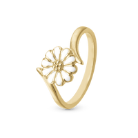 Marguerite Power Ring - Blankpoleret Forgyldt Sterling Sølv