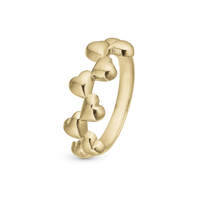My Love Ring - Blankpoleret Forgyldt Sterling Sølv