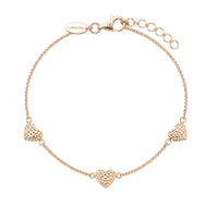 Special Heart forgyldt sølv armbånd