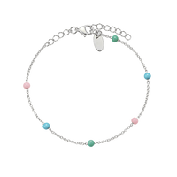 Enamel sølv armbånd