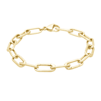 Link Armbånd Small Til Charms i Forgyldt