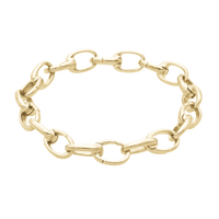 Link Armbånd Til Charms i Forgyldt