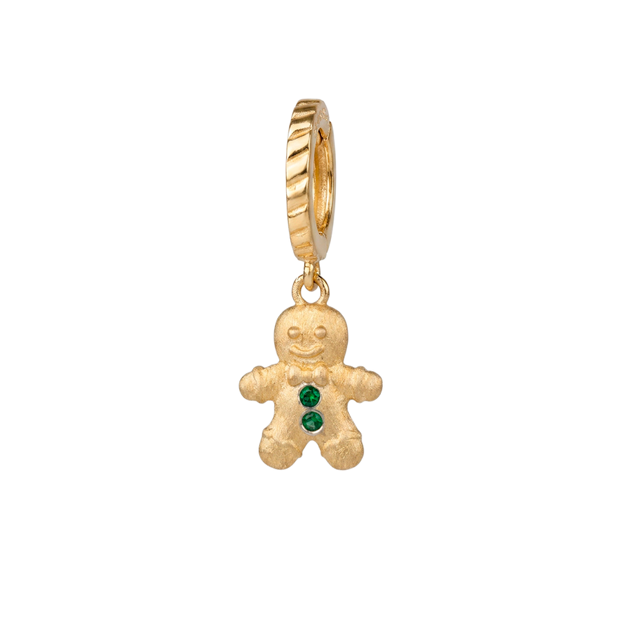 Ginger Bread charm 6 mm forgyldt