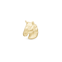 Unicorn - Charm 4 mm Til Armbånd - Forgyldt Sterling Sølv