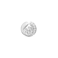 Ocean Splash - Charm 4 mm Til Armbånd - Sterling Sølv m. 15 Cubic Zirkonia