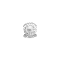 Sunflower - Charm 4 mm Til Armbånd - Blankpoleret Sterling Sølv