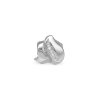 Majestic wave - Charm 4 mm Til Armbånd - Blankpoleret Sterling Sølv