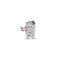 Cute monkey - Celebration - Charm 4 mm Til Armbånd - Blankpoleret Sterling Sølv