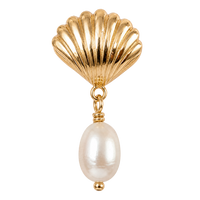 Ocean Treasure charm 6 mm forgyldt sølv