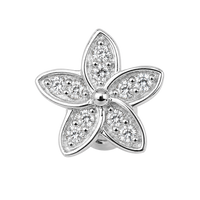 Flower Heaven charm 6 mm sølv