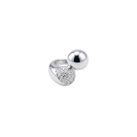 Water Drops charm 6 mm sølv