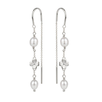 Clover & Pearl ørehænger sølv