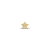 Starlight Enkelt Ørestik / Single Stud - Mat Forgyldt Sterling Sølv