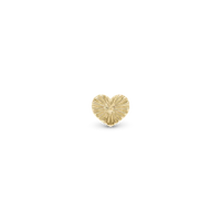 Little Sweet Heart Enkelt Ørestik / Single Stud - Blankpoleret Forgyldt Sterling Sølv