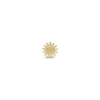Sunshine Enkelt Ørestik / Single Stud - Blankpoleret Forgyldt Sterling Sølv