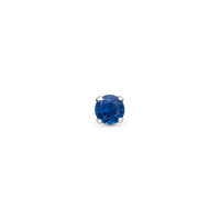 Evening Blue Enkelt Ørestik / Single Stud - Blankpoleret Sterling Sølv m. 1 Cubic Zirkonia