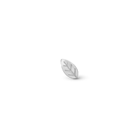 Leaf Enkelt Ørestik / Single Stud - Blankpoleret Sterling Sølv