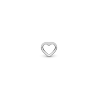 True Heart Enkelt Ørestik / Single Stud - Blankpoleret Sterling Sølv