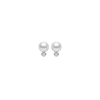 LG Diamond and Pearl ørestikker sølv