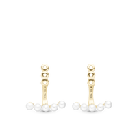 Flying Pearls Add-on - Forgyldt Sterling Sølv m. 10 Perle