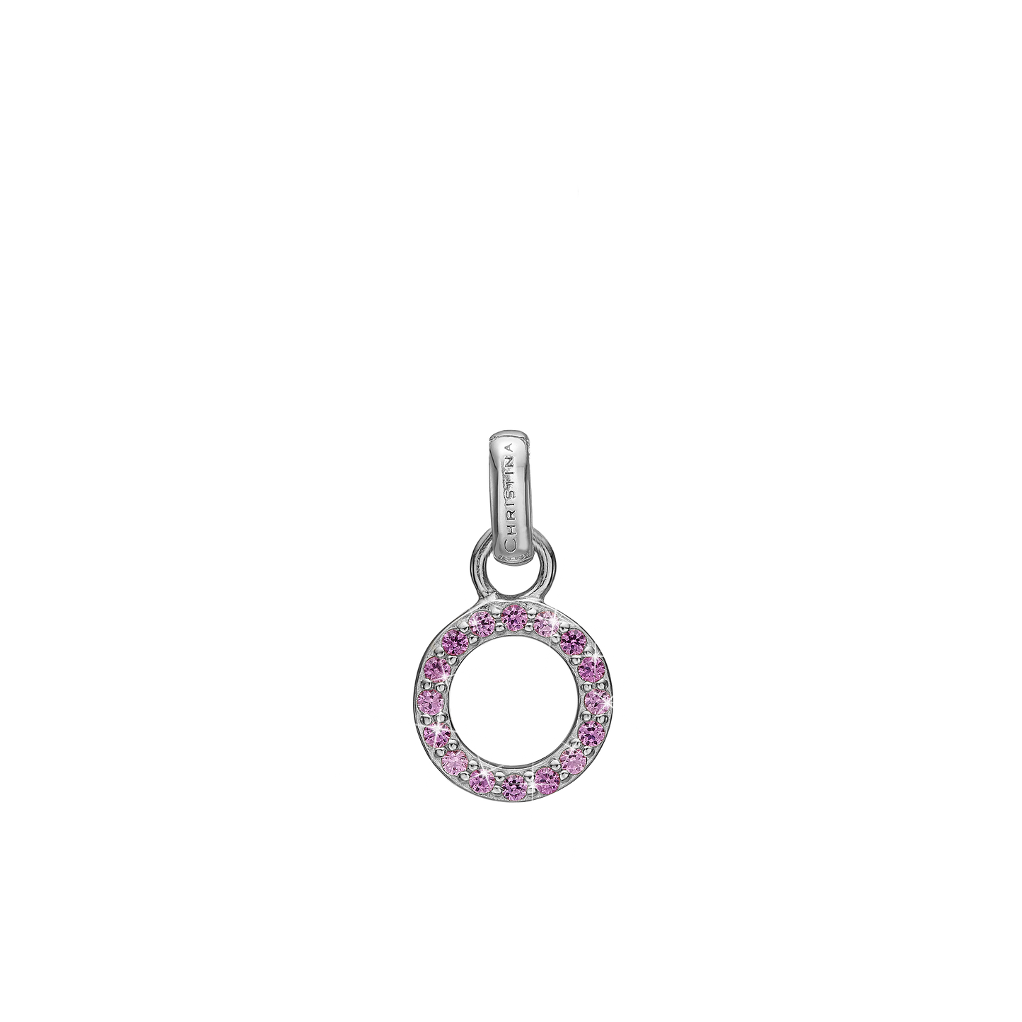 Pink CZ Circle