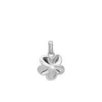 Flower Bouquette Vedhæng - Blankpoleret Sterling Sølv m. 1 Cubic Zirkonia