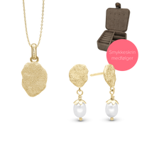 Embrace Smykkesæt Smykkesæt - Forgyldt Sterling Sølv med smykkeskrin