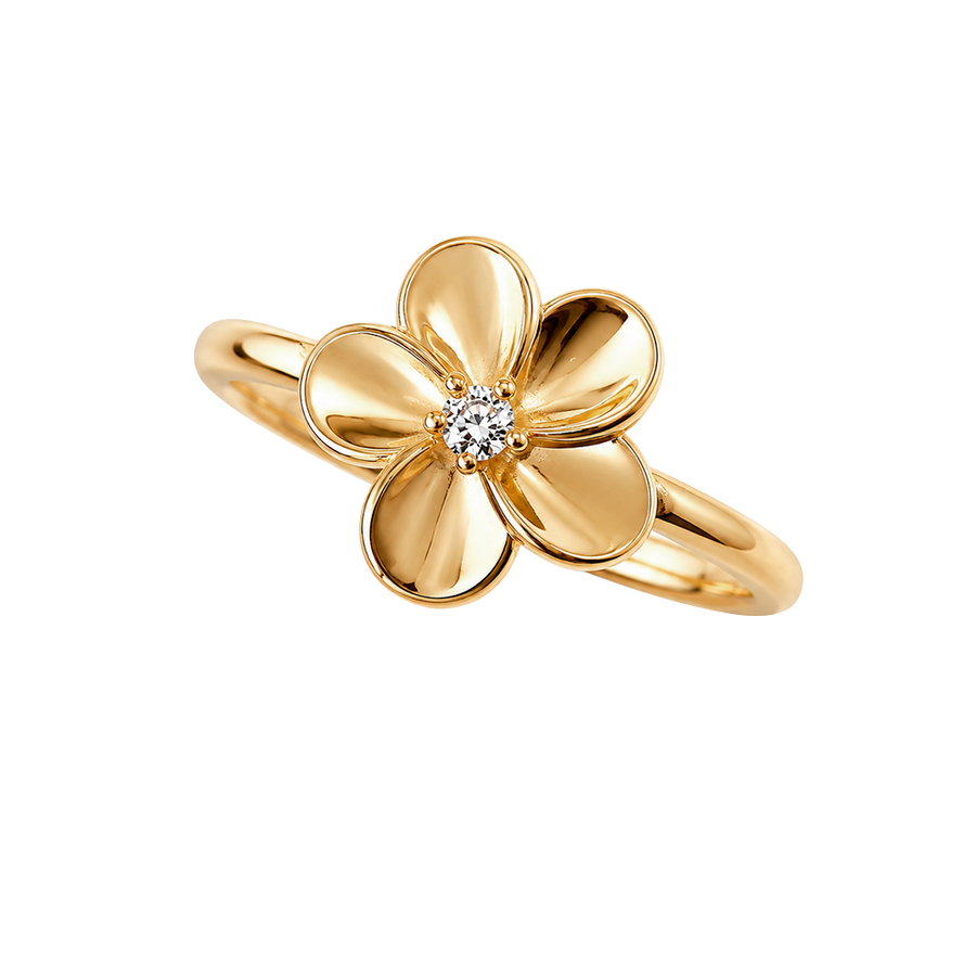 Flower Bouguette ring sølv